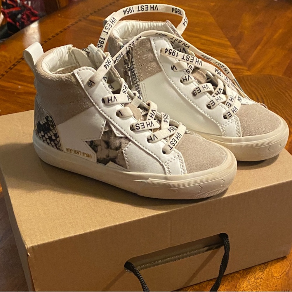 Toddler Girl’s Vintage Havana High-Top Sneakers
